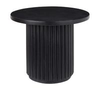 Beliani Coffee Table LEMONT Mango Wood Black, Black