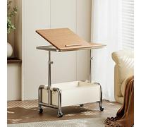 Coffee Table Lift Top Side End Table Living Room Rectangular Decorative Side Table with Storage Compartment with Wheels Easy Assembly for Home Office Bedroom Living Room.