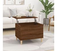 vidaXL Coffee Table Brown Oak 60x44.5x45 cm Engineered Wood UK NEW