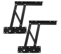 Coffee Table Lift up Heavy Duty Frame Spring Hinge Hydraulic | Iron Black Finish, Smooth Operation with Sensory Lock, Gas Rod Buffer, for Tea Table Home Project
