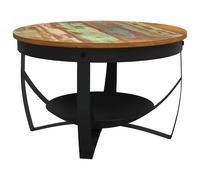 vidaXL Coffee Table Solid Reclaimed Wood Wooden Accent Couch Desk Living Room