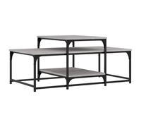 (black) vidaXL Coffee Table Living Room Tea Side Table Sofa Table Engineered Wood