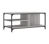vidaXL Coffee Table Grey Sonoma 100x50x45 cm Engineered Wood
