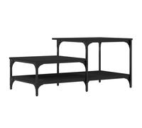 (black) vidaXL Coffee Table Living Room Tea Side Table Sofa Table Engineered Wood