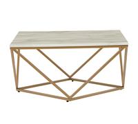 Beliani Coffee Table MALIBU Gold