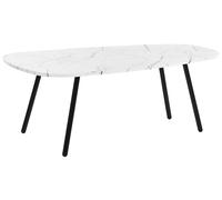 Coffee Table BIDDLE White Marble