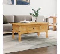 Coffee Table Mexican Pine Corona Range 100x55x45 cm Berkfield Home Brown One Size