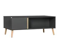 Coffee Table Modern Centre Table with Storage Rectangular Side Table Grey