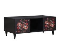 vidaXL Coffee Table Multicolour 100 x 54 x 40 cm Solid Mango Wood, Living Room,