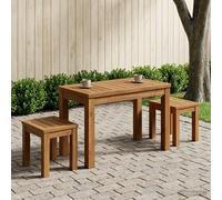 Coffee Table Natural 60.5 x 30 x 36 cm Brown Solid Acacia Wood
