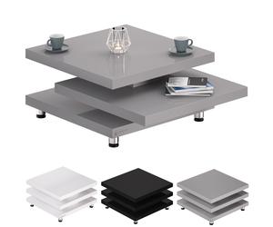 Coffee table New York grey 72x72cm 360°