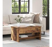 vidaXL Coffee Table Old Wood 80 x 50.5 x 41.5 cm Engineered Wood, Living Room, M