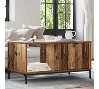 Coffee Table Old Wood 90x49x46cm Engineered Wood Modern Storage Drawer SleekTop