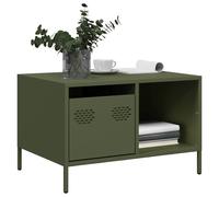 Coffee Table Olive Green 68.5x50x43.5 cm Cold-rolled Steel