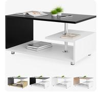 Coffee table Orlando White/Black 95x55x50cm