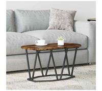 vidaXL Coffee Table Smoked Oak 80 x 40 x 40.5 cm, Brown