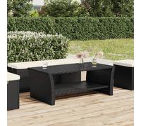 Coffee Table | | Pe Rattan, Powder-Coated Steel | 100X50X40 Cm