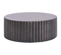 Coffee Table POZZA 117 cm 117 cm Black