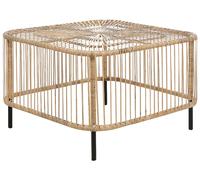 Beliani Garden Coffee Table CESENATICO Rattan Natural