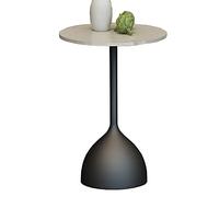 Coffee Table, Round Marble Side Table, Nordic Design for Living Room, Bedroom, and Hotel Lounge