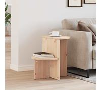 vidaXL Coffee Table Natural 50 x 40 x 50 cm Solid pine wood
