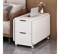 Coffee Table, Rustic Wooden Dining Table with Hidden Sto Cartment & Wheels, Modern Lar Center Table for Small Apartments (A,1M)