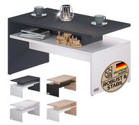 Coffee Table Sacramento White/Anthracite 95x55x50cm