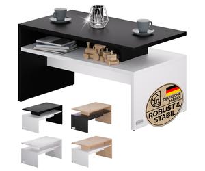 Coffee Table Sacramento White/Anthracite 95x55x50cm