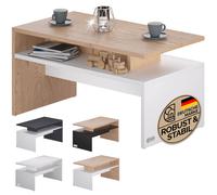 Coffee Table Sacramento White/Oak 95x55x50cm