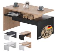 Coffee Table Sacramento Wood/Grey 95x55x50cm