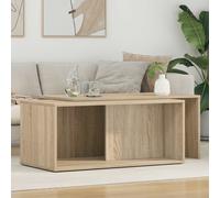 Coffee Table Set 2 Pcs Engineered Wood