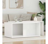 Coffee Table Set 2 Pcs Engineered Wood
