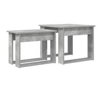 vidaXL Coffee Table Set 2 pcs White Engineered Wood