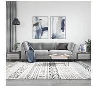 (grey sonoma, 2 pcs) vidaXL Coffee Table Side Table End Accent Telephone Sofa Table Engineered Wood