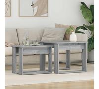 Coffee table set Grey Sonoma 2pcs Engineered Wood Nesting 50x52x42 & 50x30x37cm