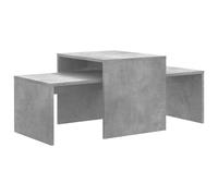 Vidaxl Coffee Table Set Concrete Grey 100X48X40 Cm Engineered Wood