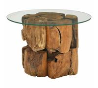 Coffee Table Side End Table Tea Accent Couch Table Solid Driftwood vidaXL