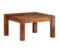 Coffee Table Side End Table Tea Accent Table Grey Solid Sheesham Wood vidaXL