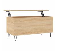 (smoked oak) vidaXL Coffee Table Side Table End Accent Telephone Sofa Table Engineered Wood