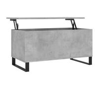 vidaXL Coffee Table Concrete Grey 90x44.5x45 cm Engineered Wood, Grey