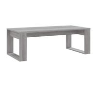 vidaXL Coffee Table Grey Sonoma 102x50x35 cm Engineered Wood