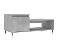 vidaXL Coffee Table Concrete Grey 100x50x45 cm Engineered Wood