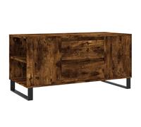 vidaXL Coffee Table Smoked Oak 102x44.5x50 cm Engineered Wood