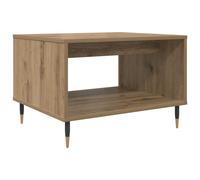 vidaXL Coffee Table Artisan oak 60 x 50 x 40 cm Engineered wood