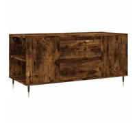 vidaXL Coffee Table Black Oak 102 x 44.5 x 50 cm Engineered Wood