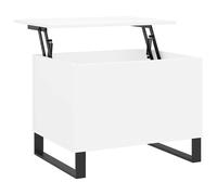 (white) vidaXL Coffee Table Side Table End Accent Telephone Sofa Table Engineered Wood