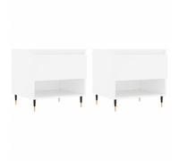 (grey sonoma, 2 pcs) vidaXL Coffee Table Side Table End Accent Telephone Sofa Table Engineered Wood