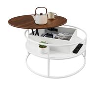 Relaxdays Lift-top coffee table with storage