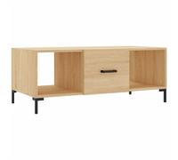 vidaXL Coffee Table Sonoma Oak 102x50x40 cm Engineered Wood, Brown