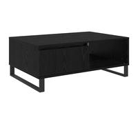 vidaXL Coffee Table Black Oak 90 x 60 x 35 cm Engineered Wood